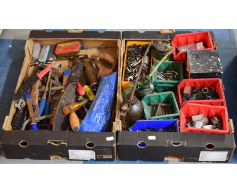 Two Boxes of Vintage Hand Tools 