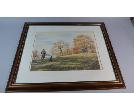 A Framed Ross Goody Print, Shooting Scene 