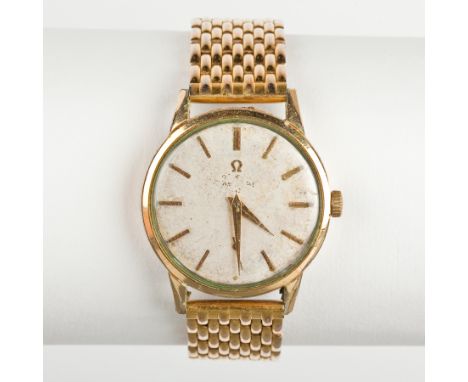 GENTLEMAN'S OMEGA SEAMASTER WRIST WATCH
c.1970, the round dial baton numerals, on a bracelet strap