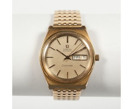 GENTLEMAN'S OMEGA SEAMASTER AUTOMATIC WRIST WATCH
c.1970s, with baton numerals and day/date aperture, on original bracelet st