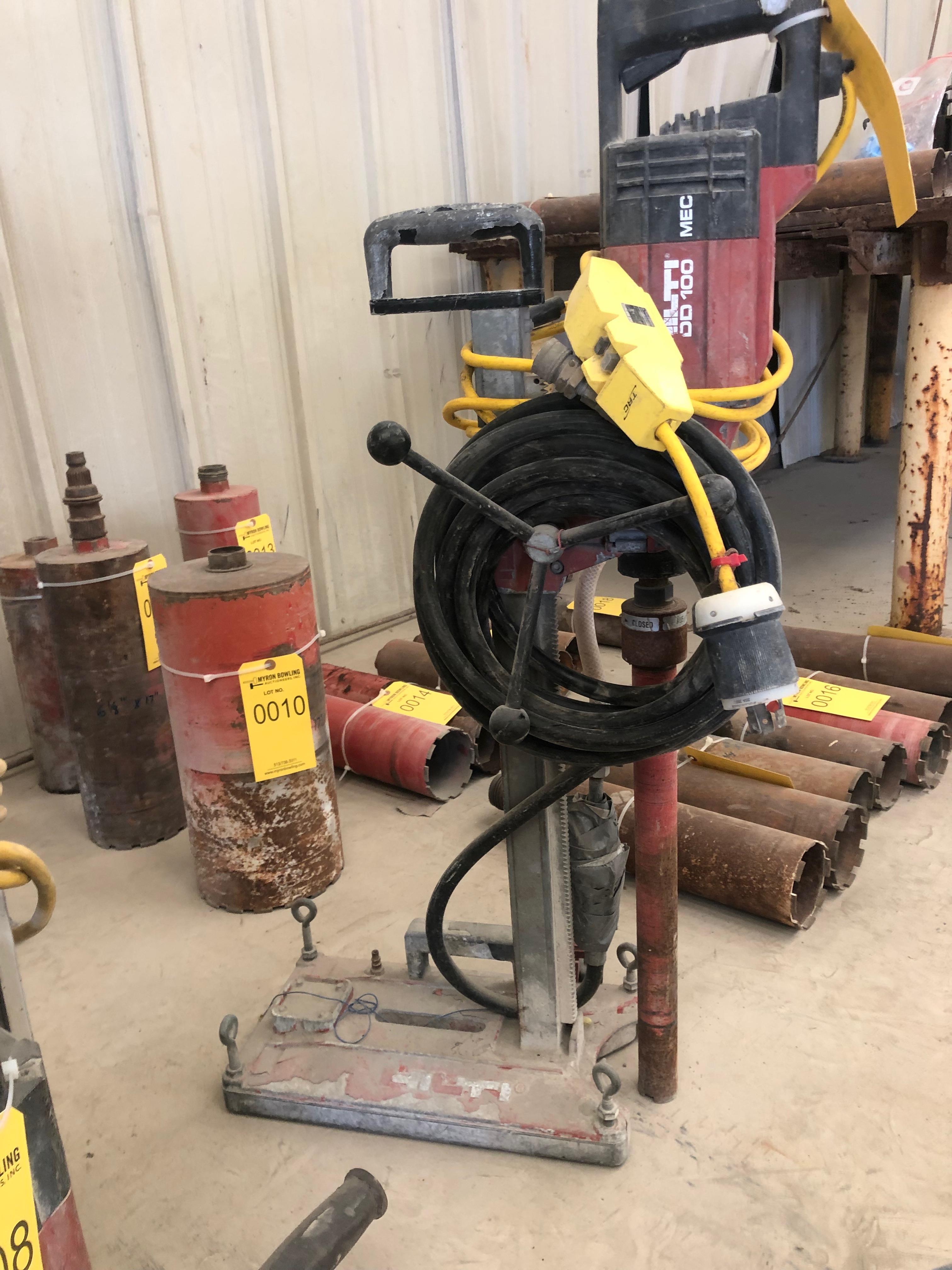 { Group of lots 7, 9 (P) } HILTI DD100 MEC DIAMOND CORE ELECTRIC