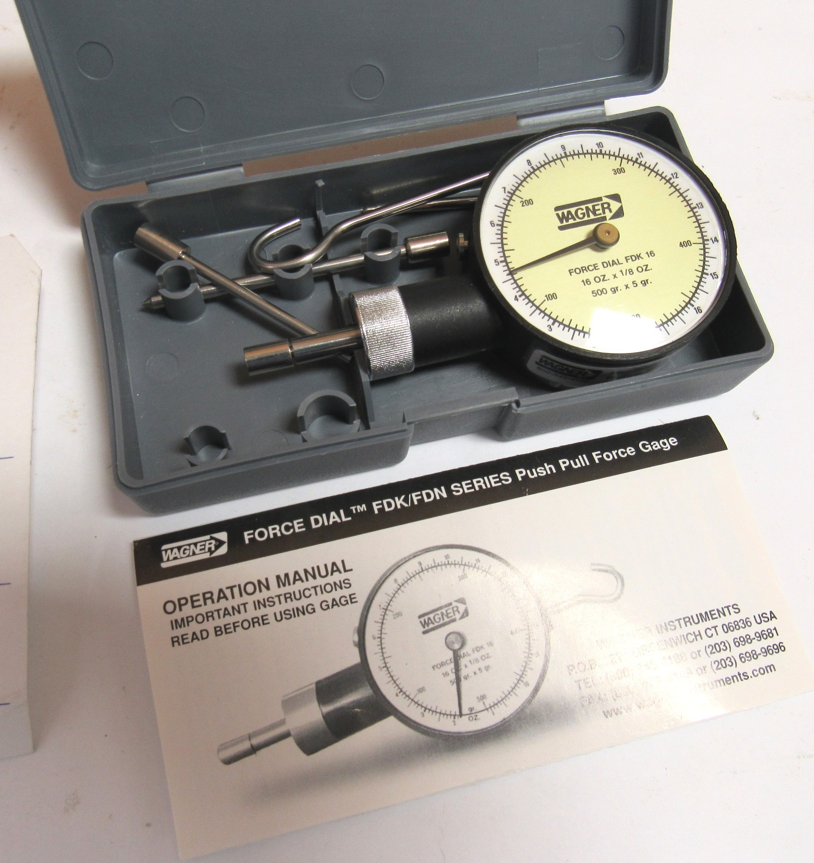 Wagner Force Dial Push Pull Force Gage
