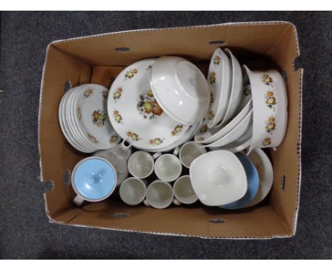 A box of J &amp; G Meakin tea and dinner ware 