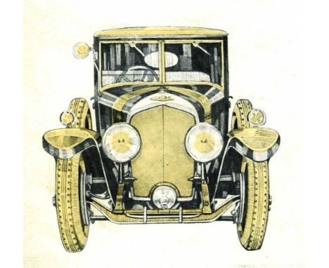 1928 Bentley Six & Half Litre. A large format brochure numbered No 27 and dated October 1928.  With 16pp, the catalogue is wi