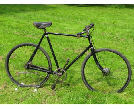 *Dayton Cycles London. A gentleman's path racer dating from the mid-1920s,  comprising a black painted 24-inch frame with a s