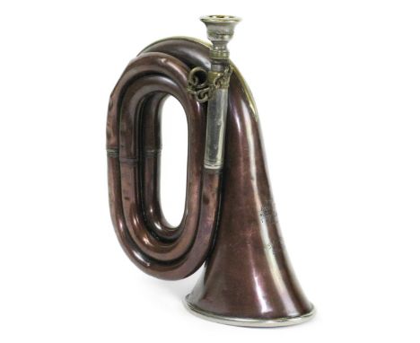 *A Cyclist's Buglet. A four-turn example, engraved 'The Buglet - Prize Medals- 4 Turns - New Springs, Star C.C.'  Probably ma