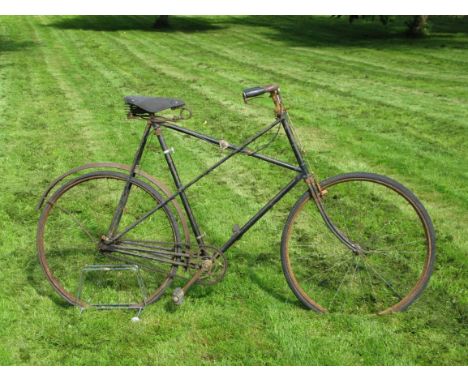 *c1908 Centaur 'Feather Light' Gentleman's Roadster. A restoration project,  the bicycle having a 28-inch frame indistinctly 