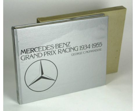 Mercedes-Benz - Grand Prix Racing 1934-1955. A very good hardback copy in transparent dust jacket and cardboard slipcase of t