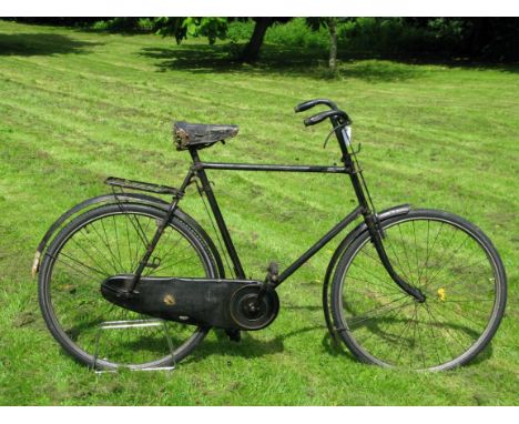 *1926 'Golden' Sunbeam Gentleman's Bicycle, having a 24-inch frame numbered 151379,  with much of its original black enamel f