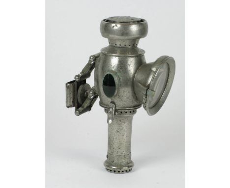 *A J. Lucas Ltd., 'Candle' Bicycle Lamp. Dating circa 1906, a third pattern lamp in good, complete condition,  with its origi
