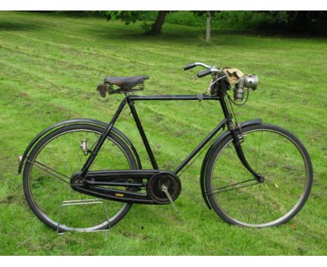 *A B.S.A. Gentleman's Roadster. Dating from the 1930s, this bicycle possesses a 24-inch open frame with a black finish and th
