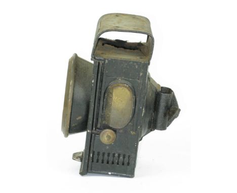 *'King of the Road' Tricycle Lamp. Dating from the period between 1884 and 1890, a J. Lucas & Son oil-powered tricycle lamp w