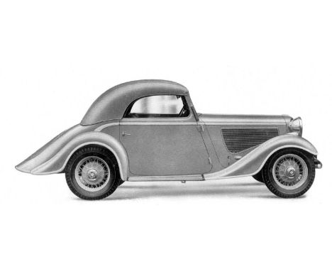 1935 Frazer-Nash B.M.W. A brochure discussing and illustrating the Type 34 and Type 45 models,  enhanced with road-test repor