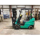 Mitsubishi 5,000-LB. Forklift, Model FGC25N, S/N AF82F01317, LPG, Solid Treaded Front Tires, Solid R