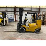 Toyota Box Car Special 9,000-LB. Capacity Forklift, Model 7FGCU45-BCS, S/N 60713, LPG, Solid Tires,