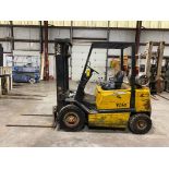Yale 4,000-LB. Capacity Forklift, Model GLP040RFNUAV086, S/N N851805, LPG, Solid Pneumatic Tires, 2-