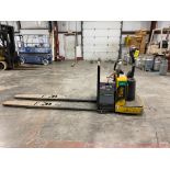 2013 Yale 8,000-LB. Capacity Ride-On Electric Pallet Jack, Model MPE080, S/N B287N01524L, 24 Volt Ba