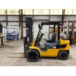 Caterpillar 6,000-LB. Capacity Forklift, Model 2P6000, S/N AT13F30200, LPG, Dual Drive Solid Pneumat