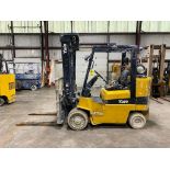 Yale 10,000-LB. Capacity Forklift, Model GLC100, S/N D818V01536B, LPG, Solid Tires, 3-Stage Mast, 20