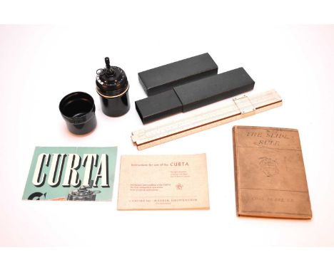 A Curta Type 1 Calculator, Liechtenstein, mid-20th centuryNo. 11276, the stepped gear-type pocket calculator engraved CURTA t