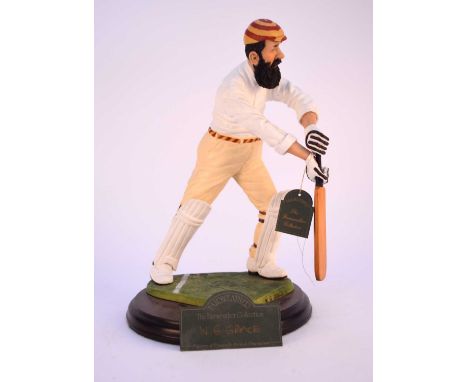 A Fairweather Collection model of the cricketer W.G. Grace, limited edition numbered 266/500, 34cm highProvenance: Ivor South