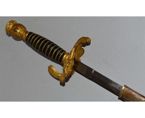 A MASONIC SWORD AND SCABBARD by MCLILLY & CO. 35ins long.