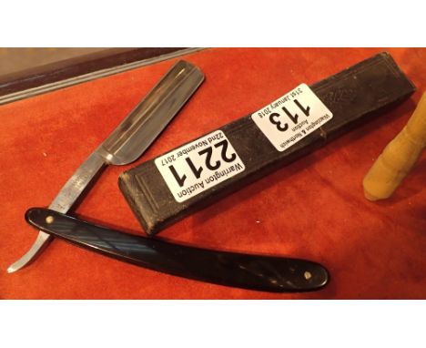 Cutthroat razor by T R Cadman & Sons Sheffield 