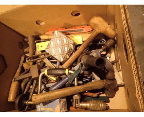 Box of mixed tools