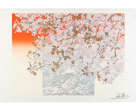 TOSHIMITSU IMAI (Kyoto, 1928 - 2002)Untitled, 1992, from the "Suite Olympic Centennial".Silkscreen on 270 gsm vélin d'Arches 