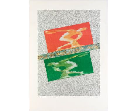 JIRI KOLAR (Protivin, Czech Republic, 1914 - Prague, 2002).Untitled, 1992, from the "Suite Olympic Centennial".Silkscreen on 