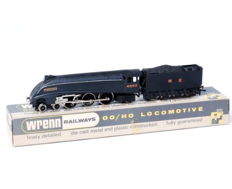 A Wrenn Railways W2213 wartime NE black livery class A4 engine and tender 'Peregrine' (G-BG)