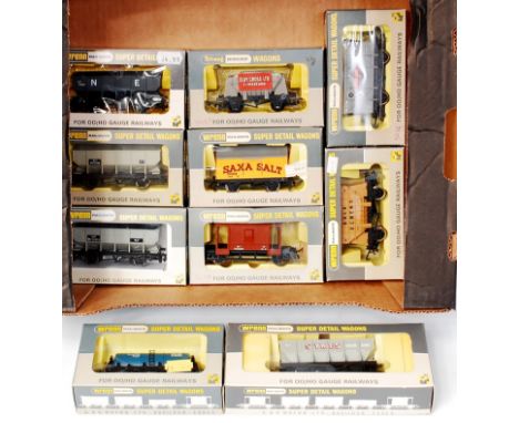 A Wrenn Railways W2202 class R1 tank engine yellow NTG (North Thames Gas) with instructions (G-BG) together with 10 wagons in