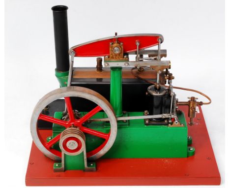 Stuart Turner Stationary Steam Plant comprising of Stuart Turner Beam Engine, 1 inch bore x 2 inch stroke, single cylinder wi