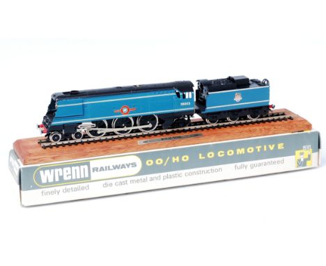 A Wrenn Railway limited edition W2411 streamline Bulleid pacific engine and tender BR blue 'Royal Mail' with instructions and