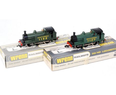A Wrenn Railways W2207 class R1 tank engine Southern green No. 1127, fitted with HD couplings, no instructions (G-BG), sold w