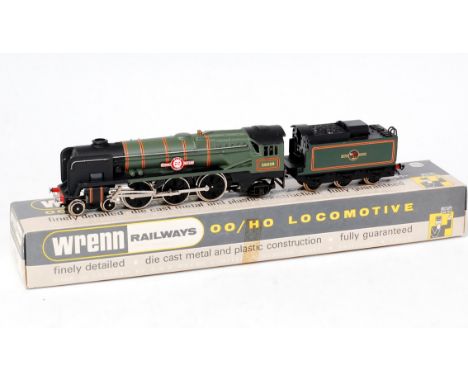 A Wrenn Railways W2238 BR green 'Clan Line' engine and tender with instructions(M-BNM)