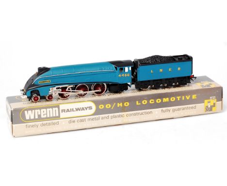 A Wrenn Railways W2210 LNER blue 'Mallard' engine and tender, with instructions (NM-BNM)