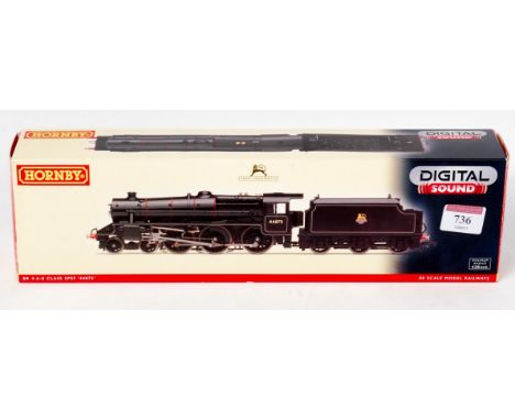 A Hornby R2804XS BR  class Black 5 engine and tender No. 44875 digital sound decoder DCC fitted (M-BNM)