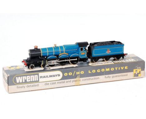 A Wrenn Railways W2223 BR blue Castle class engine and tender 'Windsor Castle'