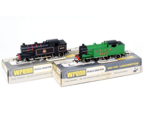 Wrenn W2216A BR lined black 0-6-2 tank engine No. 69496 with instructions, packer No. 3 on box base (NM-BNM), together with W