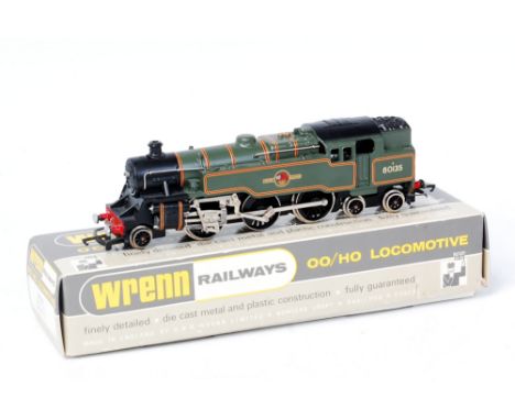 Wrenn Railways W2270 standard 2-6-4 tank engine, BR lined green No. 80135 packer No. 3 on box base (NM-BNM)