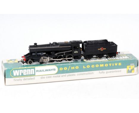 A Wrenn Railways W2224A class 8F engine and tender BR black No. 48290, no instructions (G-BG)