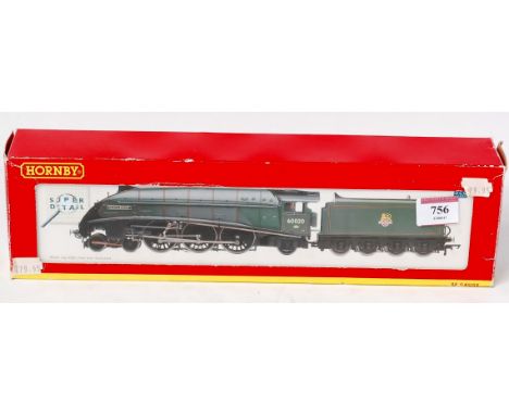 A  Hornby R2494 BR green class A4 engine and tender 'Guillemot', DCC ready (G-BG)