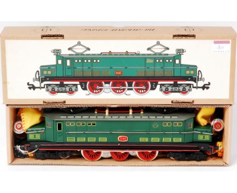 Paya 18-24v AC/DC green continental 4-6-4 loco with pantographs and headlights No. 1105 - bogie frames disintegrating otherwi