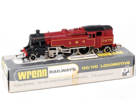A Wrenn Railways W2219 standard 2-6-4 tank engine LMS maroon, with instructions (G-BG)