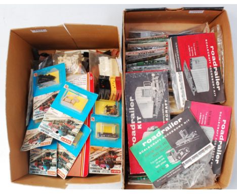 19 Airfix trackside construction kits, all in clear plastic bags (NM-BNM), 4 Scalecraft kits to build representative 1960s Ro