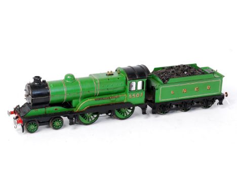 Director Class ex Great Central Railway 4-4-0 c/w engine and tender finished in LNER light green No. 5507 'Gerard Powys Dewhu