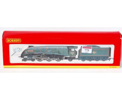 A Hornby R2266 BR green class A4 engine and tender No. 60017 'Silver Fox' (G-BG)