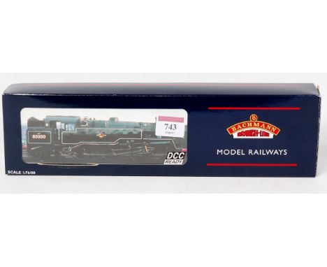 A Bachmann 32-358 BR black standard 4MT tank engine number 80018, DCC fitted (NM-BNM)