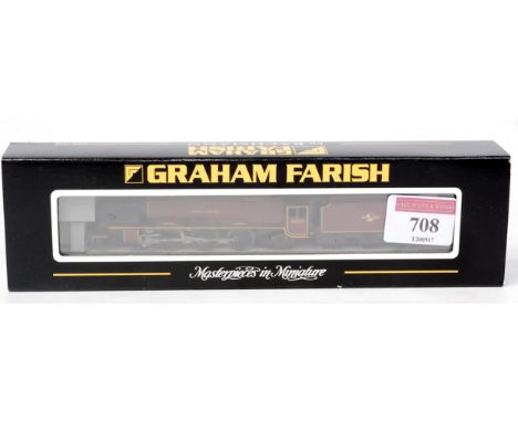 A Graham Farish by Bachmann N gauge BR maroon 'Duchess of Hamilton' engine and tender (M-BM)